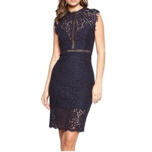 Bardot Navy Cocktail Dress NWT